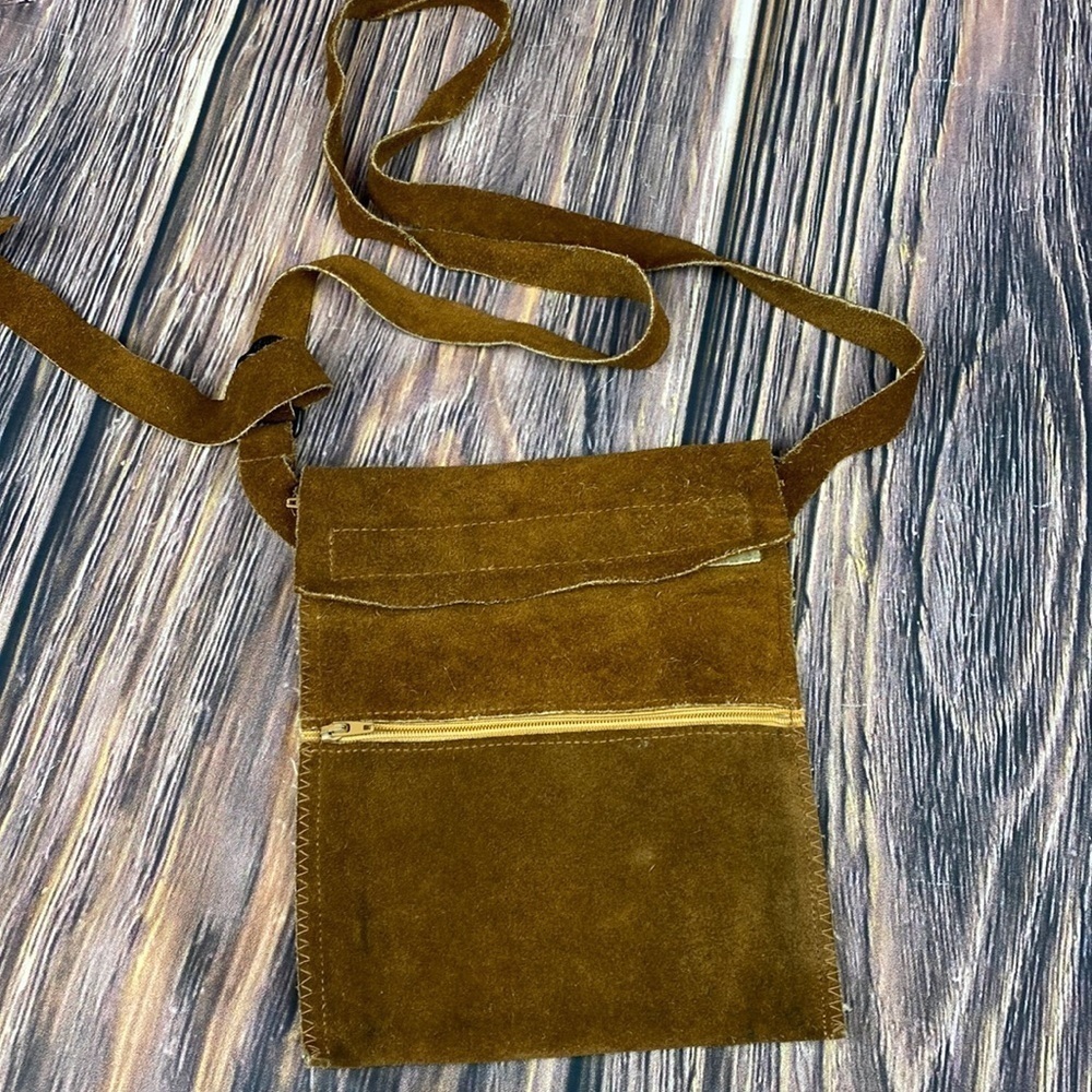 Handmade Suede Crossbody